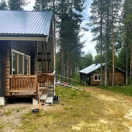 Aurora River Inc Wilderness Sauna 木屋 列维