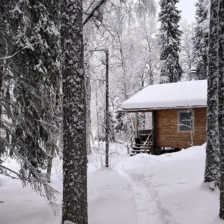 Lomamökit Aurora River Inc Wilderness Sauna